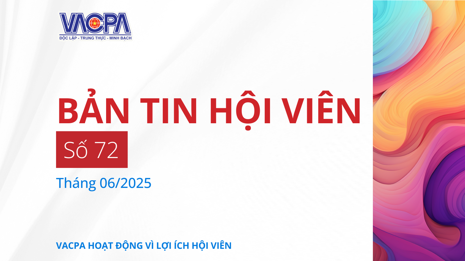Bản tin Hội viên VACPA - Số 72