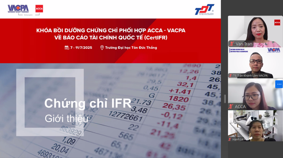 VACPA PHỐI HỢP CÙNG ACCA VÀ TRƯỜNG ĐẠI HỌC TÔN ĐỨC...